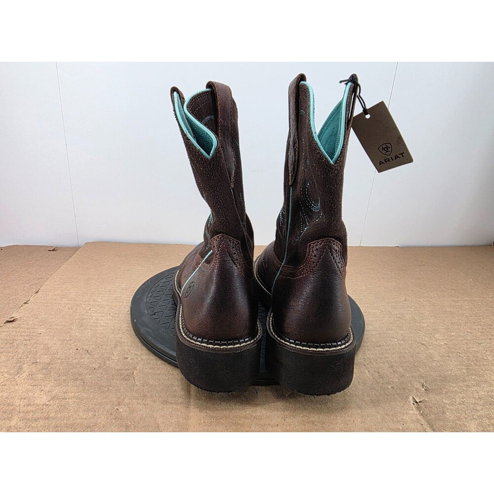 Ariat Fatbaby Heritage Dapper Cowboy Western Boots Womens Sz 11 B Brown Leather - Picture 3 of 14